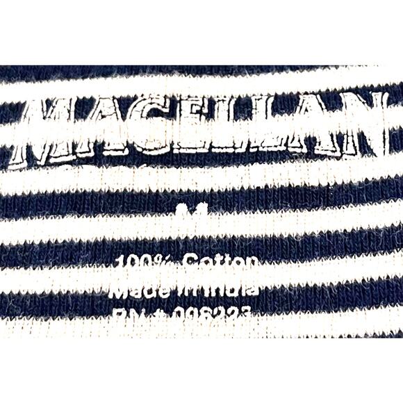 MAGELLAN SPORTSWEAR TANK TOP, WOMENS, M, NAVY BLUE/WHITE HORIZONTAL STRIPES - Picture 9 of 11